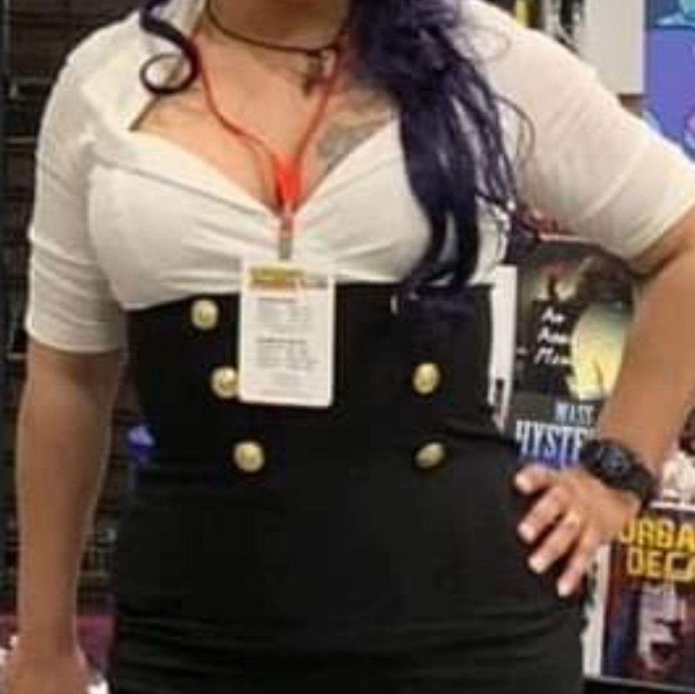 Pinup Girl Couture Military Secretary Dress